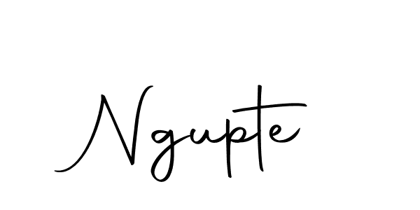 if you are searching for the best signature style for your name Ngupte. so please give up your signature search. here we have designed multiple signature styles  using Autography-DOLnW. Ngupte signature style 10 images and pictures png