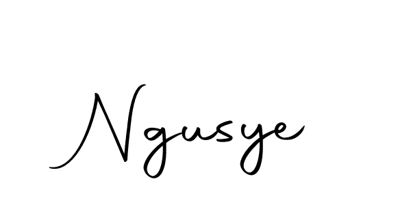 How to make Ngusye name signature. Use Autography-DOLnW style for creating short signs online. This is the latest handwritten sign. Ngusye signature style 10 images and pictures png