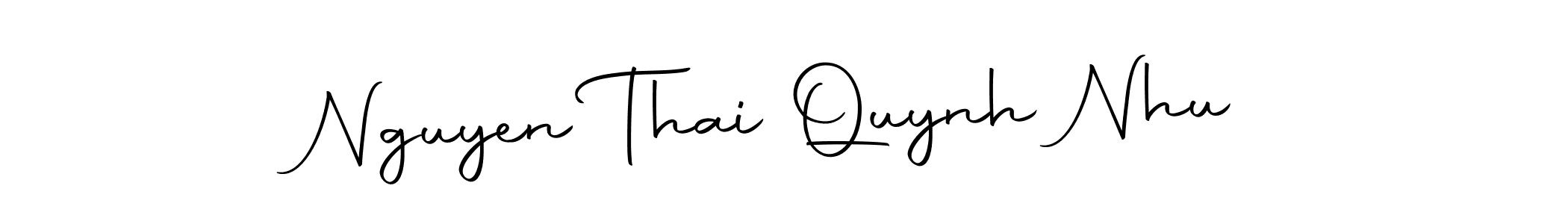 You should practise on your own different ways (Autography-DOLnW) to write your name (Nguyen Thai Quynh Nhu) in signature. don't let someone else do it for you. Nguyen Thai Quynh Nhu signature style 10 images and pictures png