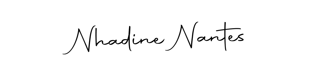 The best way (Autography-DOLnW) to make a short signature is to pick only two or three words in your name. The name Nhadine Nantes include a total of six letters. For converting this name. Nhadine Nantes signature style 10 images and pictures png