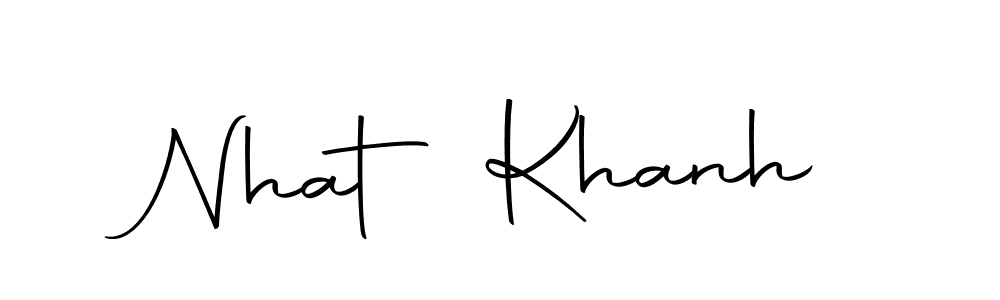 Make a beautiful signature design for name Nhat Khanh. With this signature (Autography-DOLnW) style, you can create a handwritten signature for free. Nhat Khanh signature style 10 images and pictures png