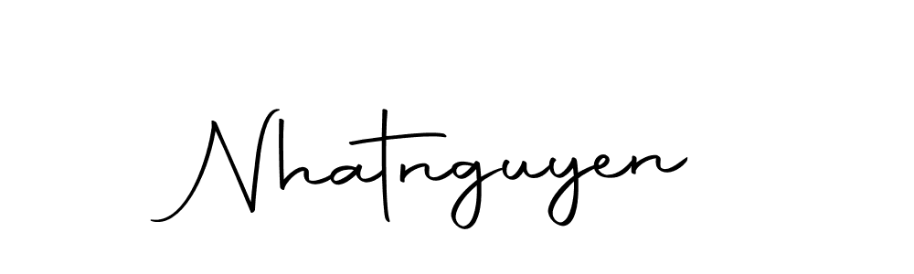 You should practise on your own different ways (Autography-DOLnW) to write your name (Nhatnguyen) in signature. don't let someone else do it for you. Nhatnguyen signature style 10 images and pictures png