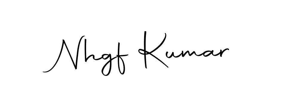 Create a beautiful signature design for name Nhgf Kumar. With this signature (Autography-DOLnW) fonts, you can make a handwritten signature for free. Nhgf Kumar signature style 10 images and pictures png