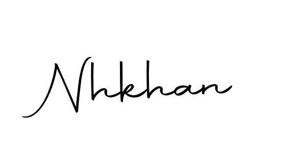 You can use this online signature creator to create a handwritten signature for the name Nhkhan. This is the best online autograph maker. Nhkhan signature style 10 images and pictures png