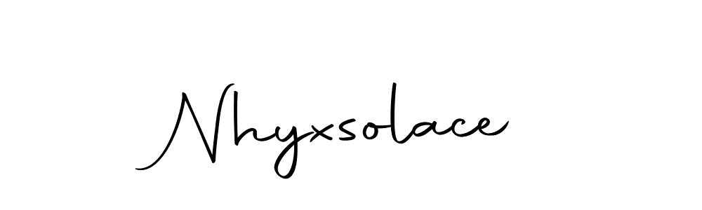 Make a short Nhyxsolace signature style. Manage your documents anywhere anytime using Autography-DOLnW. Create and add eSignatures, submit forms, share and send files easily. Nhyxsolace signature style 10 images and pictures png