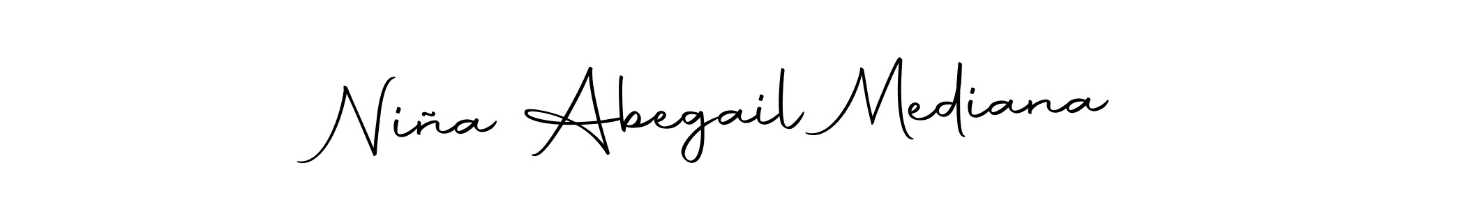 Check out images of Autograph of Niña Abegail Mediana name. Actor Niña Abegail Mediana Signature Style. Autography-DOLnW is a professional sign style online. Niña Abegail Mediana signature style 10 images and pictures png