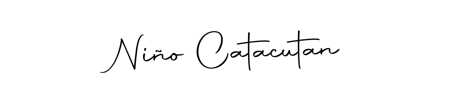 You should practise on your own different ways (Autography-DOLnW) to write your name (Niño Catacutan) in signature. don't let someone else do it for you. Niño Catacutan signature style 10 images and pictures png