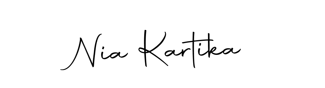 Make a short Nia Kartika signature style. Manage your documents anywhere anytime using Autography-DOLnW. Create and add eSignatures, submit forms, share and send files easily. Nia Kartika signature style 10 images and pictures png
