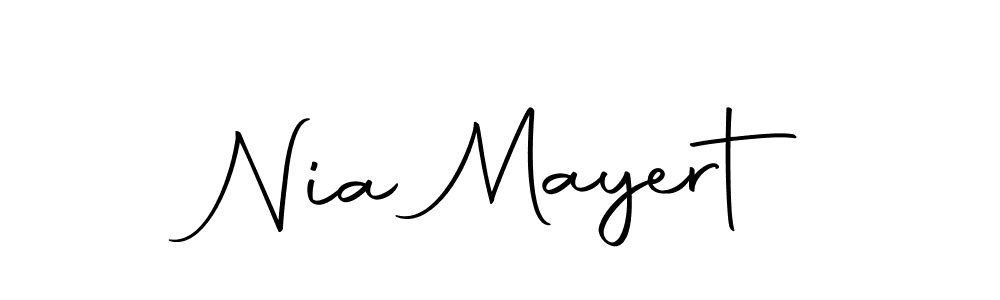 Also we have Nia Mayert name is the best signature style. Create professional handwritten signature collection using Autography-DOLnW autograph style. Nia Mayert signature style 10 images and pictures png