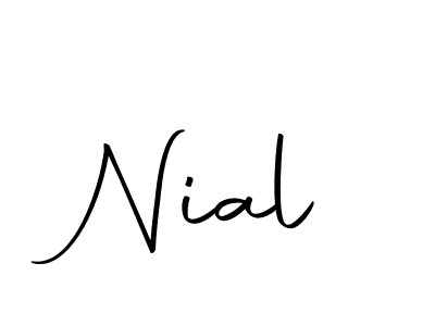 How to make Nial signature? Autography-DOLnW is a professional autograph style. Create handwritten signature for Nial name. Nial signature style 10 images and pictures png