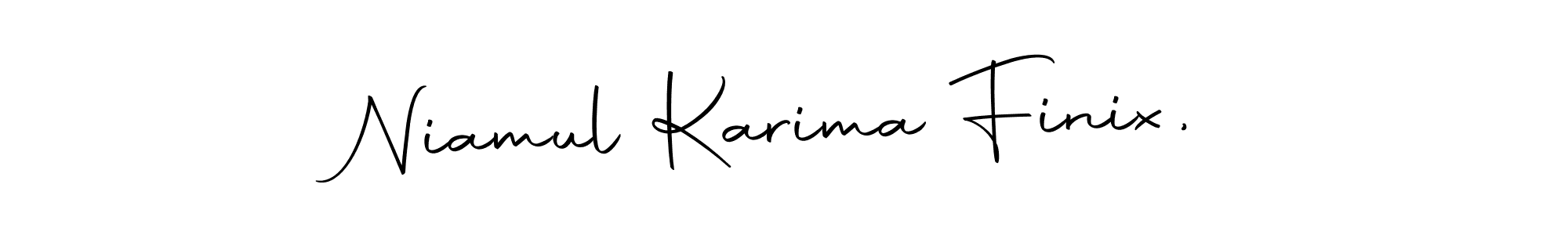 This is the best signature style for the Niamul Karima Finix, name. Also you like these signature font (Autography-DOLnW). Mix name signature. Niamul Karima Finix, signature style 10 images and pictures png