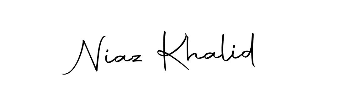 if you are searching for the best signature style for your name Niaz Khalid. so please give up your signature search. here we have designed multiple signature styles  using Autography-DOLnW. Niaz Khalid signature style 10 images and pictures png