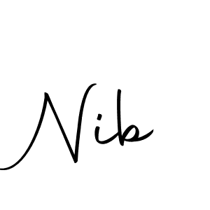 Make a beautiful signature design for name Nib. With this signature (Autography-DOLnW) style, you can create a handwritten signature for free. Nib signature style 10 images and pictures png