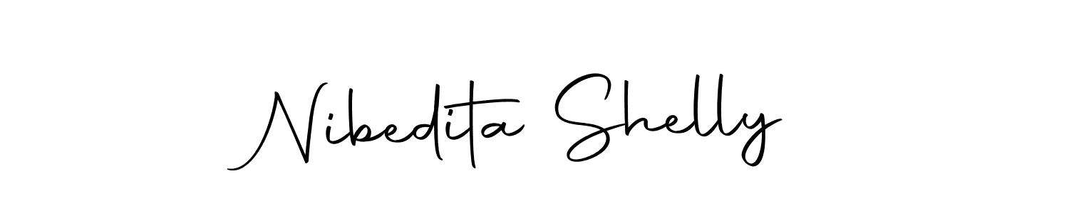 Create a beautiful signature design for name Nibedita Shelly. With this signature (Autography-DOLnW) fonts, you can make a handwritten signature for free. Nibedita Shelly signature style 10 images and pictures png