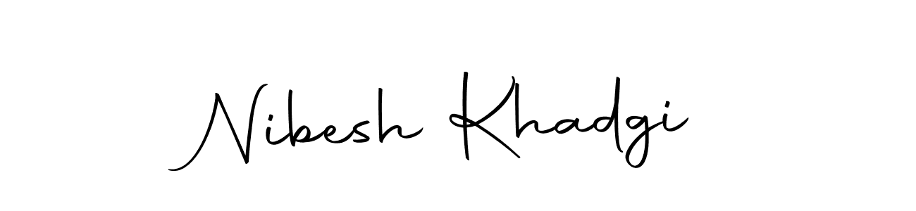 Nibesh Khadgi stylish signature style. Best Handwritten Sign (Autography-DOLnW) for my name. Handwritten Signature Collection Ideas for my name Nibesh Khadgi. Nibesh Khadgi signature style 10 images and pictures png