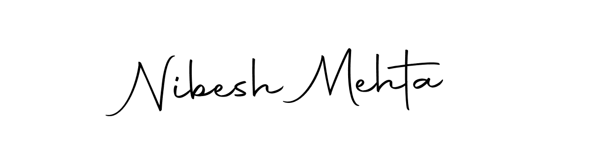 You should practise on your own different ways (Autography-DOLnW) to write your name (Nibesh Mehta) in signature. don't let someone else do it for you. Nibesh Mehta signature style 10 images and pictures png