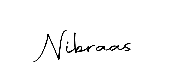 Make a beautiful signature design for name Nibraas. With this signature (Autography-DOLnW) style, you can create a handwritten signature for free. Nibraas signature style 10 images and pictures png