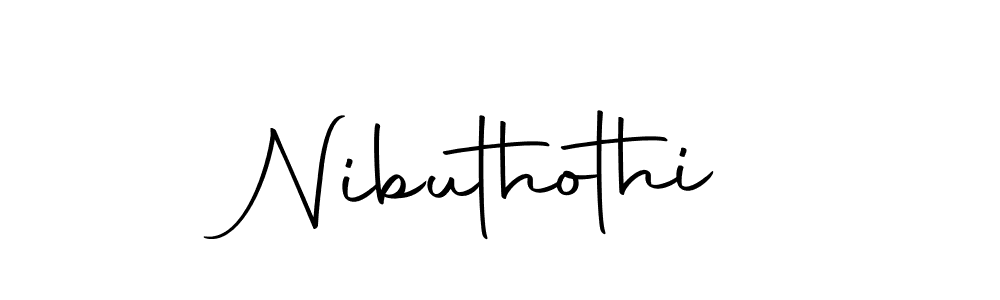 Create a beautiful signature design for name Nibuthothi. With this signature (Autography-DOLnW) fonts, you can make a handwritten signature for free. Nibuthothi signature style 10 images and pictures png