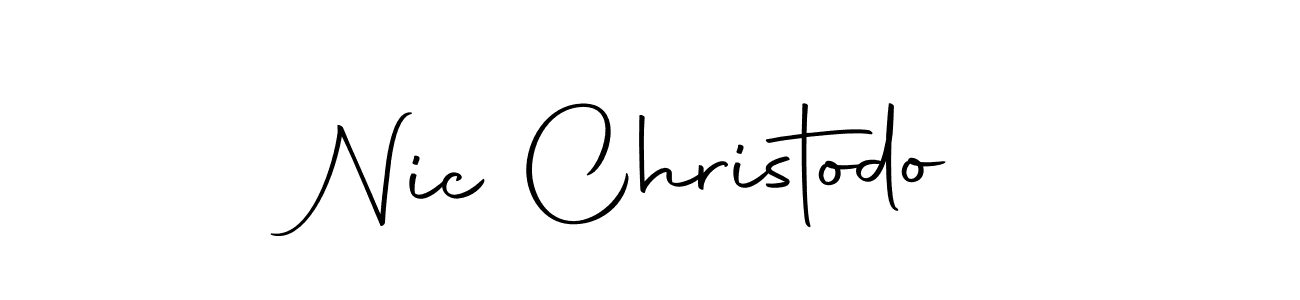 Make a beautiful signature design for name Nic Christodo. Use this online signature maker to create a handwritten signature for free. Nic Christodo signature style 10 images and pictures png