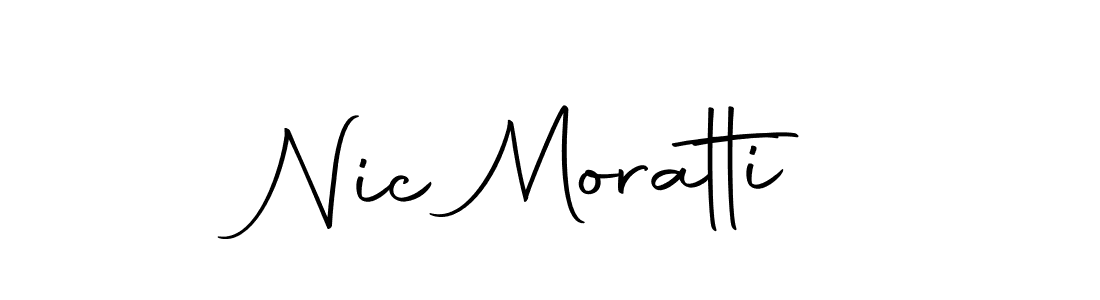 Use a signature maker to create a handwritten signature online. With this signature software, you can design (Autography-DOLnW) your own signature for name Nic Moratti. Nic Moratti signature style 10 images and pictures png