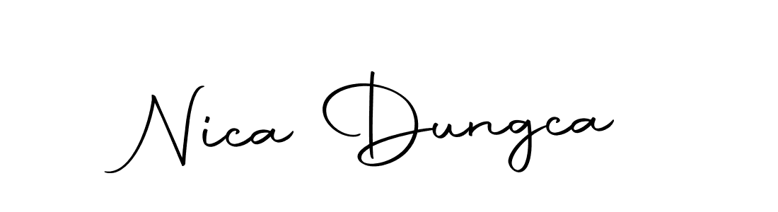 How to make Nica Dungca signature? Autography-DOLnW is a professional autograph style. Create handwritten signature for Nica Dungca name. Nica Dungca signature style 10 images and pictures png