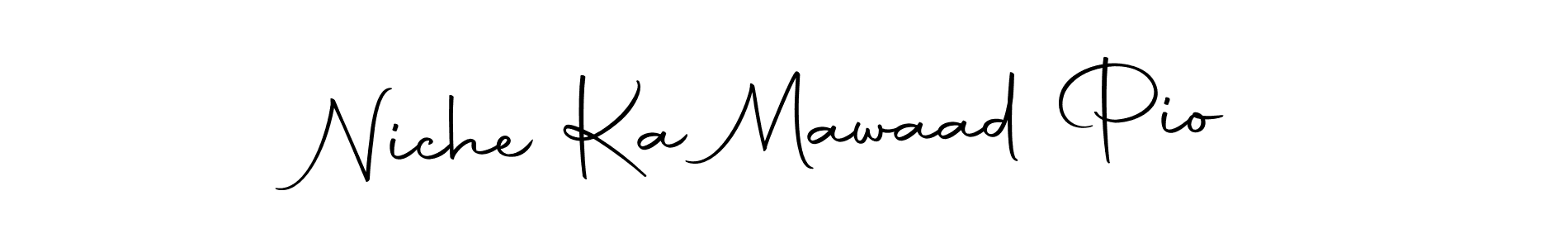 It looks lik you need a new signature style for name Niche Ka Mawaad Pio. Design unique handwritten (Autography-DOLnW) signature with our free signature maker in just a few clicks. Niche Ka Mawaad Pio signature style 10 images and pictures png