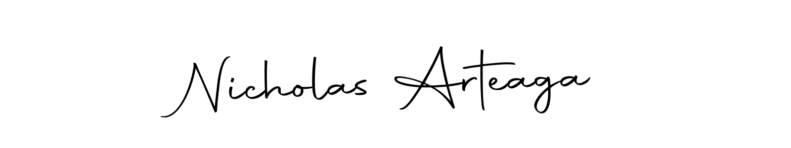 Design your own signature with our free online signature maker. With this signature software, you can create a handwritten (Autography-DOLnW) signature for name Nicholas Arteaga. Nicholas Arteaga signature style 10 images and pictures png