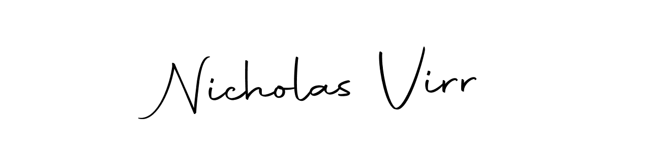 Also we have Nicholas Virr name is the best signature style. Create professional handwritten signature collection using Autography-DOLnW autograph style. Nicholas Virr signature style 10 images and pictures png
