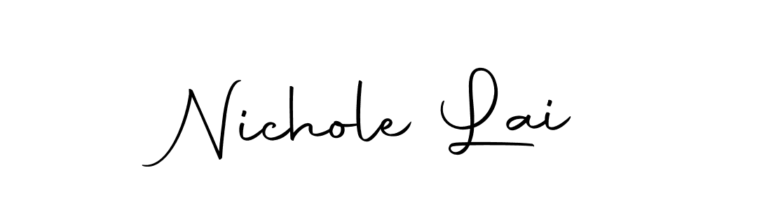 It looks lik you need a new signature style for name Nichole Lai. Design unique handwritten (Autography-DOLnW) signature with our free signature maker in just a few clicks. Nichole Lai signature style 10 images and pictures png