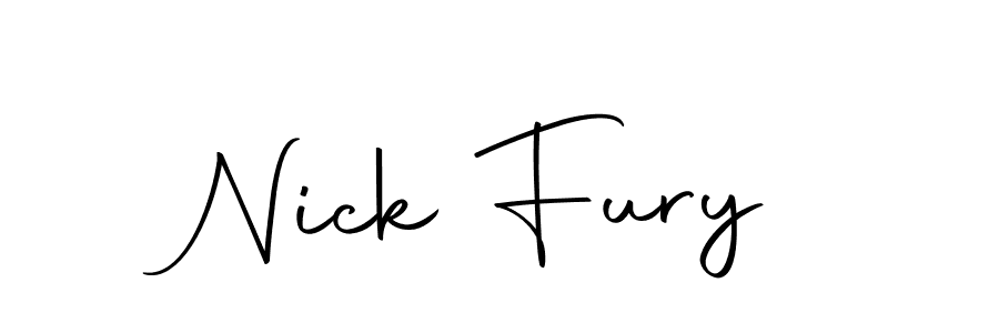 Design your own signature with our free online signature maker. With this signature software, you can create a handwritten (Autography-DOLnW) signature for name Nick Fury. Nick Fury signature style 10 images and pictures png