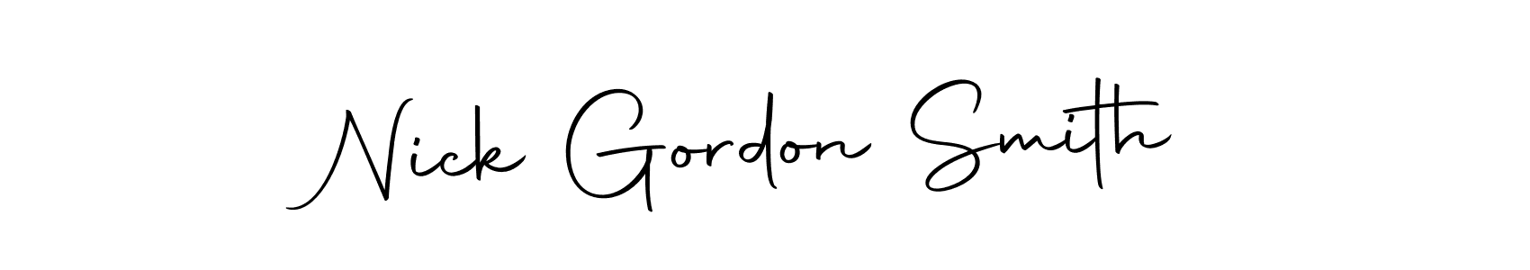 Similarly Autography-DOLnW is the best handwritten signature design. Signature creator online .You can use it as an online autograph creator for name Nick Gordon Smith. Nick Gordon Smith signature style 10 images and pictures png