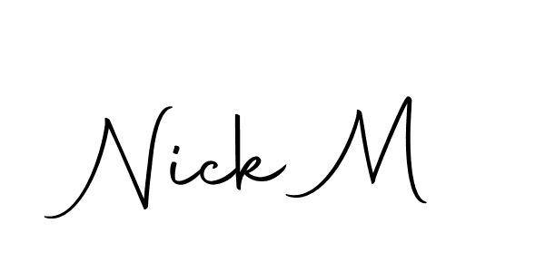 Also You can easily find your signature by using the search form. We will create Nick M name handwritten signature images for you free of cost using Autography-DOLnW sign style. Nick M signature style 10 images and pictures png