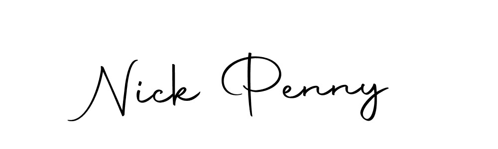 Also we have Nick Penny name is the best signature style. Create professional handwritten signature collection using Autography-DOLnW autograph style. Nick Penny signature style 10 images and pictures png
