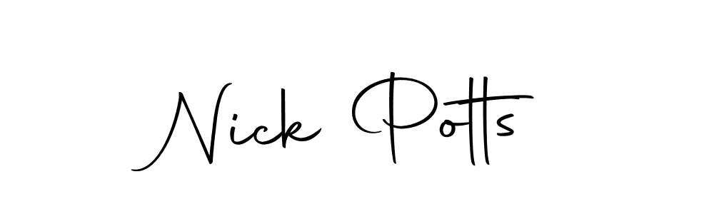 if you are searching for the best signature style for your name Nick Potts. so please give up your signature search. here we have designed multiple signature styles  using Autography-DOLnW. Nick Potts signature style 10 images and pictures png