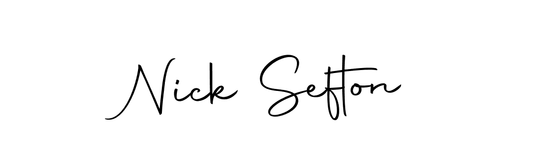 Also we have Nick Sefton name is the best signature style. Create professional handwritten signature collection using Autography-DOLnW autograph style. Nick Sefton signature style 10 images and pictures png