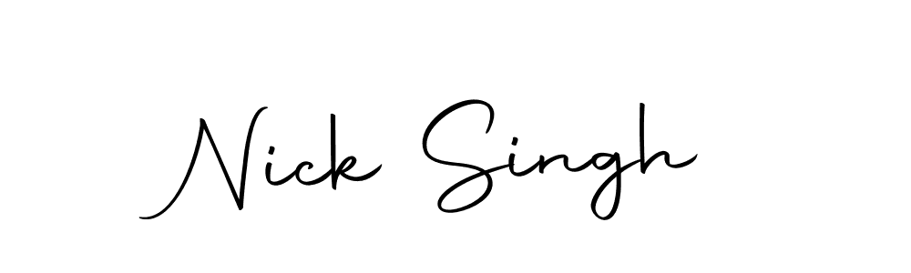 The best way (Autography-DOLnW) to make a short signature is to pick only two or three words in your name. The name Nick Singh include a total of six letters. For converting this name. Nick Singh signature style 10 images and pictures png