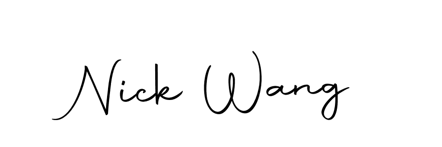 How to make Nick Wang signature? Autography-DOLnW is a professional autograph style. Create handwritten signature for Nick Wang name. Nick Wang signature style 10 images and pictures png