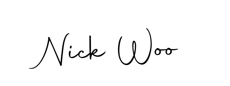 if you are searching for the best signature style for your name Nick Woo. so please give up your signature search. here we have designed multiple signature styles  using Autography-DOLnW. Nick Woo signature style 10 images and pictures png