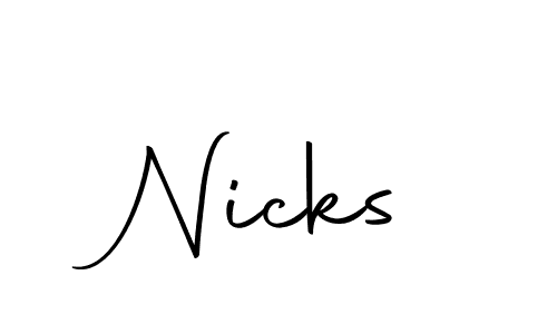 Here are the top 10 professional signature styles for the name Nicks. These are the best autograph styles you can use for your name. Nicks signature style 10 images and pictures png