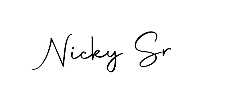 You should practise on your own different ways (Autography-DOLnW) to write your name (Nicky Sr) in signature. don't let someone else do it for you. Nicky Sr signature style 10 images and pictures png