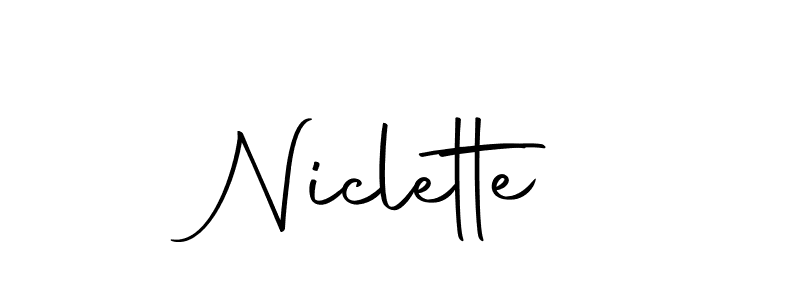 How to Draw Niclette signature style? Autography-DOLnW is a latest design signature styles for name Niclette. Niclette signature style 10 images and pictures png