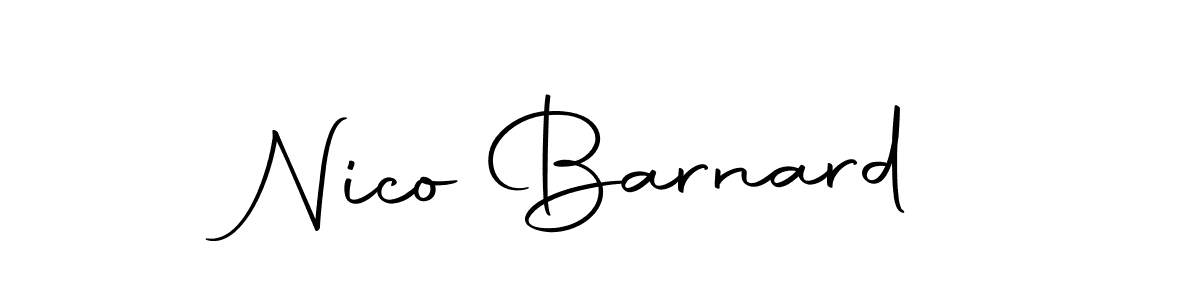 Use a signature maker to create a handwritten signature online. With this signature software, you can design (Autography-DOLnW) your own signature for name Nico Barnard. Nico Barnard signature style 10 images and pictures png