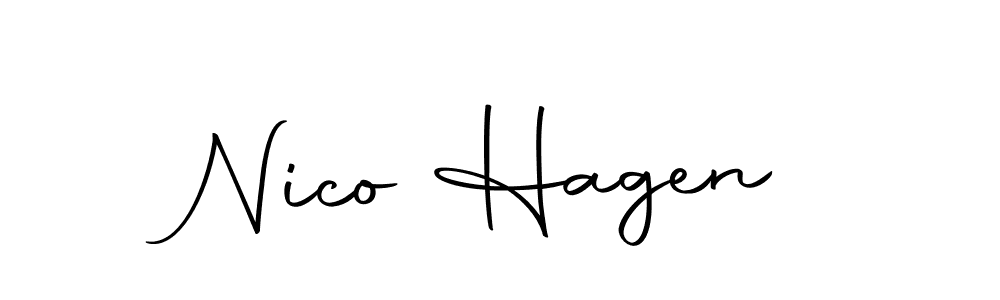 Also we have Nico Hagen name is the best signature style. Create professional handwritten signature collection using Autography-DOLnW autograph style. Nico Hagen signature style 10 images and pictures png