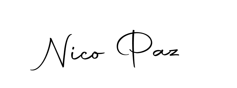 You should practise on your own different ways (Autography-DOLnW) to write your name (Nico Paz) in signature. don't let someone else do it for you. Nico Paz signature style 10 images and pictures png