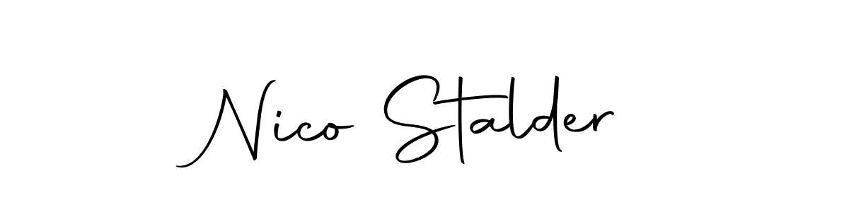 Similarly Autography-DOLnW is the best handwritten signature design. Signature creator online .You can use it as an online autograph creator for name Nico Stalder. Nico Stalder signature style 10 images and pictures png