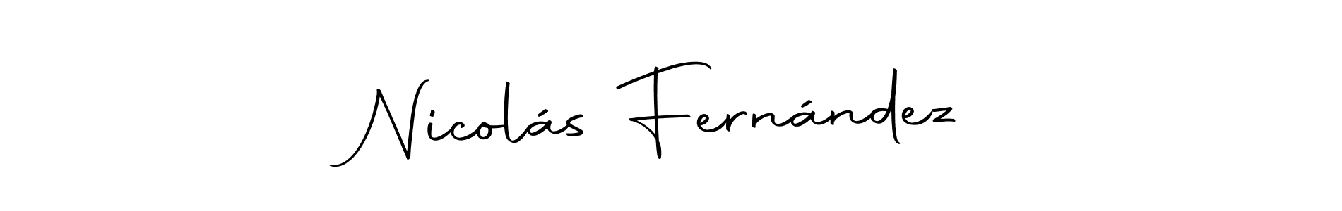 Here are the top 10 professional signature styles for the name Nicolás Fernández. These are the best autograph styles you can use for your name. Nicolás Fernández signature style 10 images and pictures png