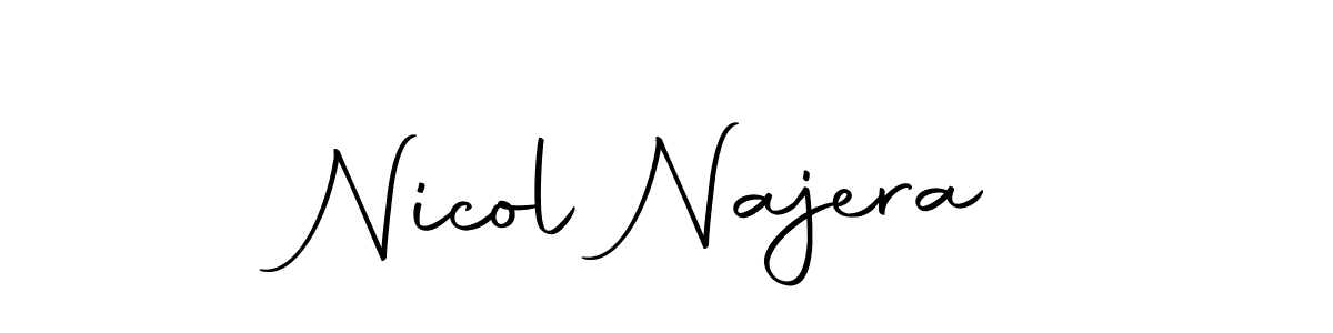 Best and Professional Signature Style for Nicol Najera. Autography-DOLnW Best Signature Style Collection. Nicol Najera signature style 10 images and pictures png