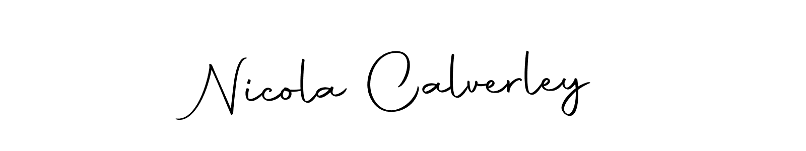 How to make Nicola Calverley signature? Autography-DOLnW is a professional autograph style. Create handwritten signature for Nicola Calverley name. Nicola Calverley signature style 10 images and pictures png