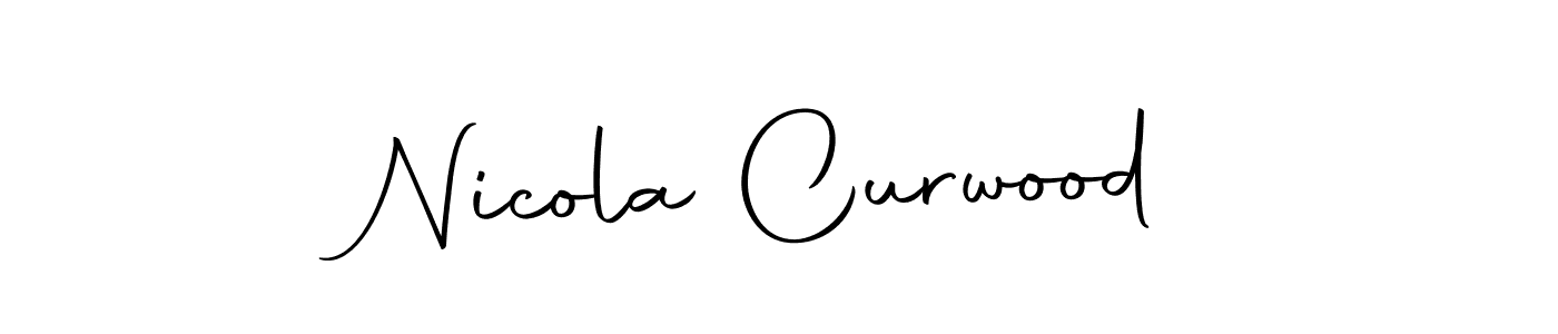 Nicola Curwood stylish signature style. Best Handwritten Sign (Autography-DOLnW) for my name. Handwritten Signature Collection Ideas for my name Nicola Curwood. Nicola Curwood signature style 10 images and pictures png