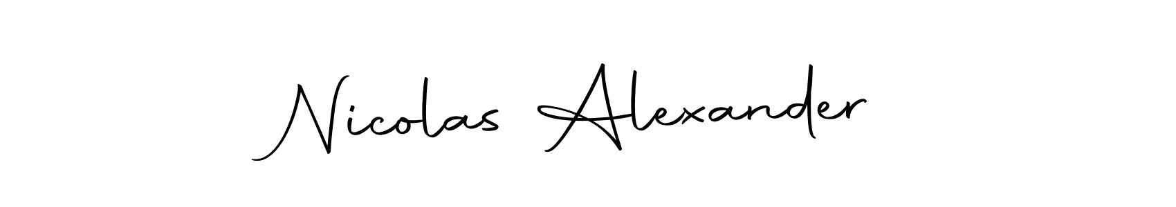 Also You can easily find your signature by using the search form. We will create Nicolas Alexander name handwritten signature images for you free of cost using Autography-DOLnW sign style. Nicolas Alexander signature style 10 images and pictures png